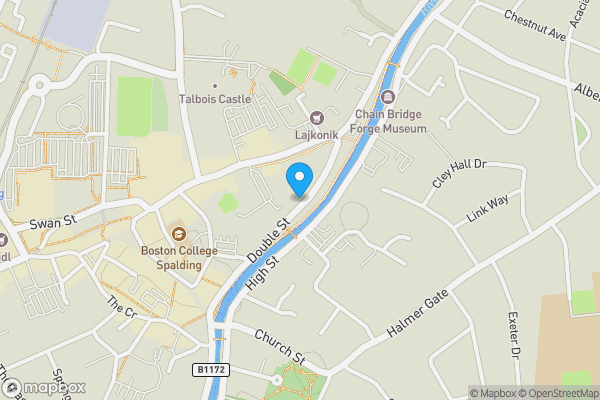 Map location for 15, Spalding, Lincolnshire, PE11 2AA