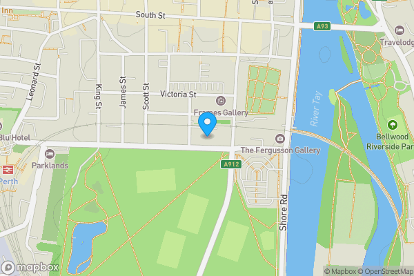 Map location for 9 Marshall Place, Perth, PH2 8AH