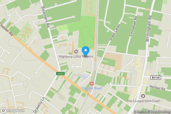 Map location for Sheffield Road, Sutton Coldfield, West Midlands, B73 5HW