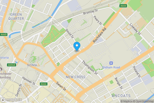 Map location for Apartment 312,  6 Ludgate Hill, M4 4BW