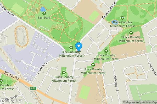 Map location for 100, Stowheath Lane,, Wolverhampton,, WV1 2TQ