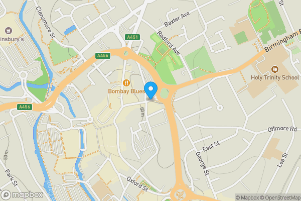 Map location for Coventry Street, Kidderminster, Worcestershire, DY10 2BH