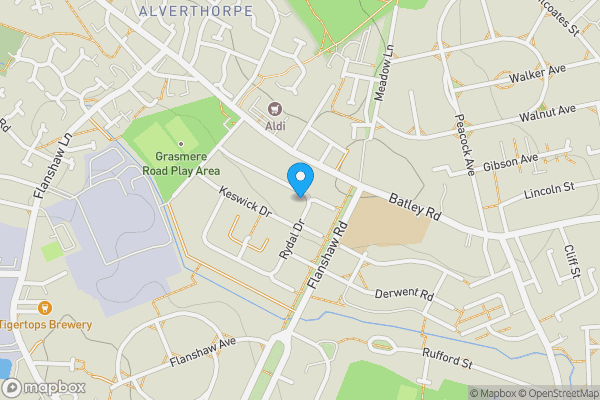 Map location for 38 Eskdale Road, Wakefield, West Yorkshire, WF2 9HF