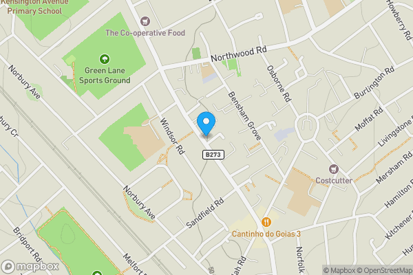 Map location for Flat 8 Park Lawn, Parchmore Road, Thornton Heath, Surrey, CR7 8HA