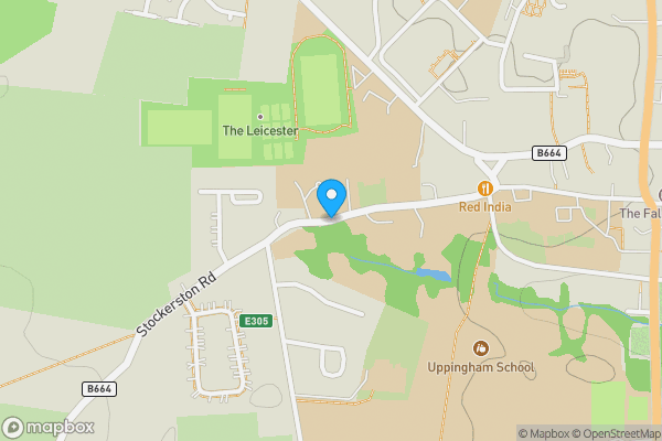 Map location for The Old Reservoir and Nuclear Bunker, Stockerston Road, Uppingham, Oakham, Rutland LE15 9HJ