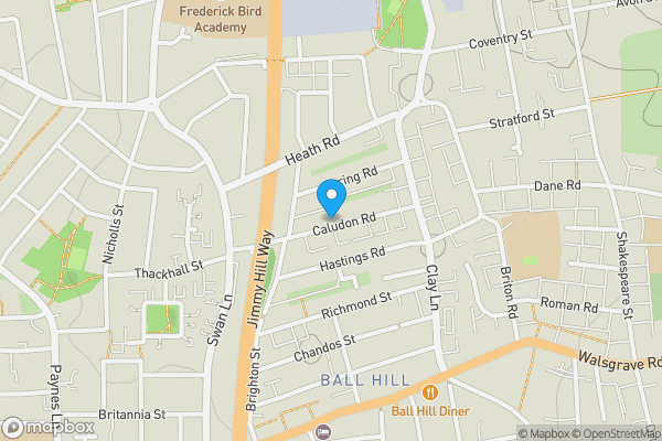 Map location for 53 Caludon Road, Coventry, CV2 4LR