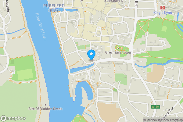 Map location for Flat 2, 36, Nelson Street, KING'S LYNN, Norfolk, PE30 5DY