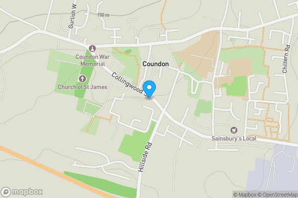 Map location for 34, Collingwood Street, Coundon, County Durham DL14 8LG