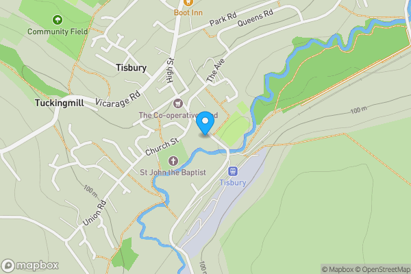 Map location for The South Western Hotel, Station Road, Tisbury, Salisbury, SP3 6JT