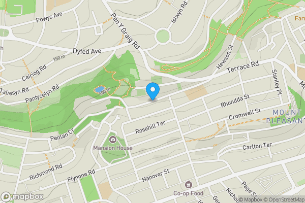 Map location for Terrace Road, Swansea, West Glamorgan, SA1 6HU