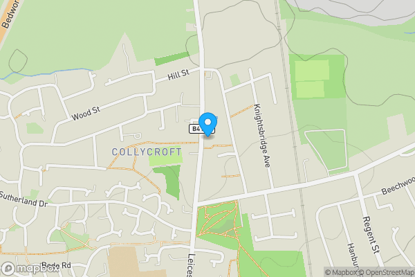 Map location for 65, Nuneaton Road, Bedworth, Warwickshire CV12 8AP