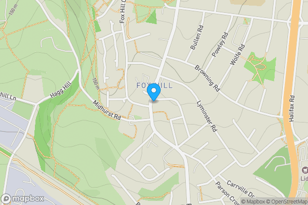 Map location for 214 Fox Hill Road, Sheffield, Sheffield , South Yorkshire S6 1HE