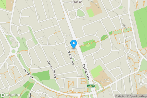 Map location for 10 Bodmin Court, Gateshead, Tyne And Wear, NE9 6UP