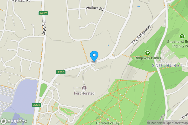 Map location for Land lying to the east of Maidstone Road, Chatham, Kent, ME5 9TG