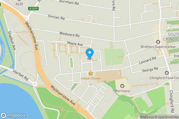 Map location for 14 Silver Birch Avenue, Chingford, London, E4 8YT