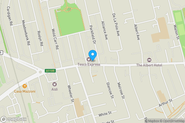 Map location for 488 Anlaby Road, Hull, East Yorkshire, HU3 6TA