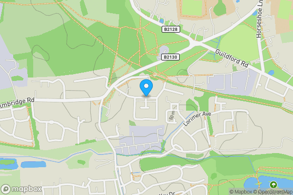 Map location for Hewitts Road, Cranleigh, Surrey, GU6 8US