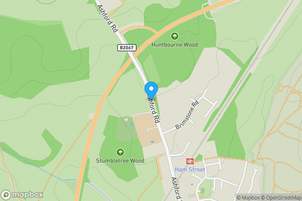 Map location for Oak Tree Cottage, Ashford Road, Hamstreet, Ashford, Kent, TN26 2EW