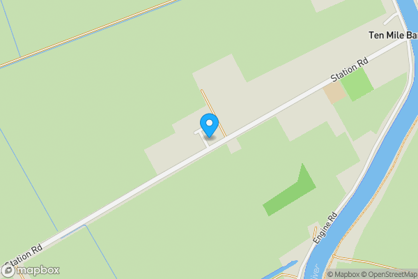 Map location for 4 Station Road Ten Mile Bank, Downham Market, Norfolk, PE38 0ES