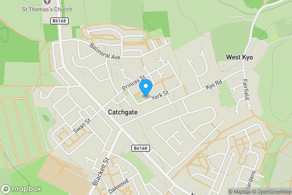 Map location for 4 York Street, Stanley, County Durham, DH9 8SN