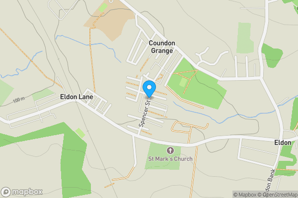 Map location for Spencer Street, BISHOP AUCKLAND, County Durham, DL14 8TL