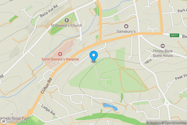 Map location for 3 Church View, North Leys, Ashbourne DE6 1DQ