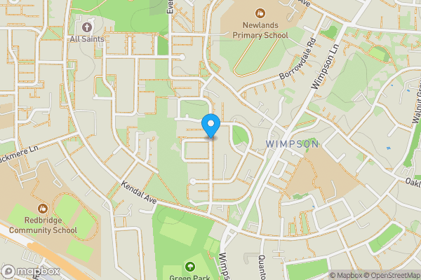 Map location for Windrush Road, Southampton, Hampshire, SO16 9DE