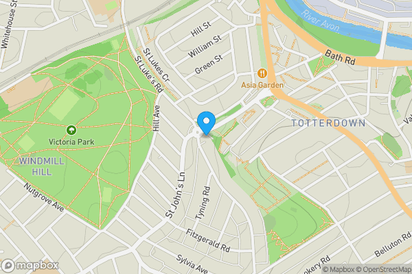 Map location for 75 St. Johns Lane, Bristol BS3 5AB