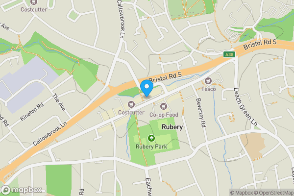 Map location for 165 New Road, Rubery, B45 9JW