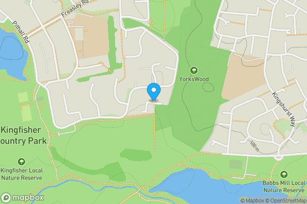 Map location for Roebuck Close, Birmingham, West Midlands, B34 7SQ