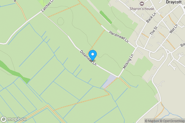 Map location for Dolemead Lane, Draycott, Cheddar, Somerset, BS27