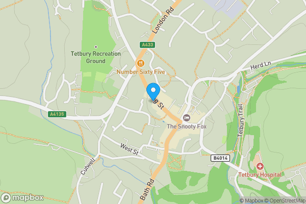 Map location for 24 Long Street, Tetbury, GL8 8AQ