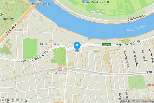 Map location for 39 Vineyard Path Mortlake London SW14 8EL