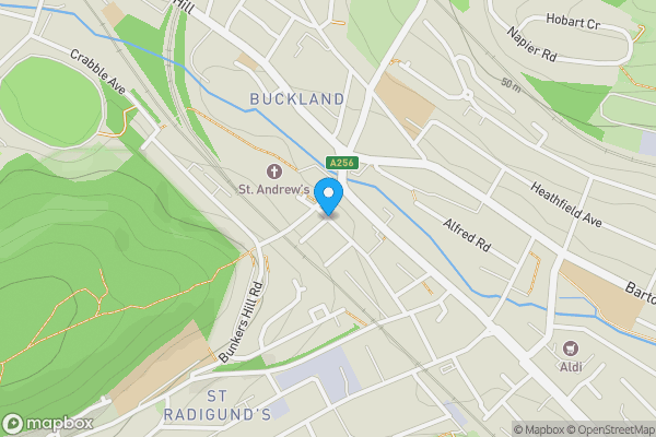 Map location for Oswald Road, DOVER, Kent, CT17 0JN