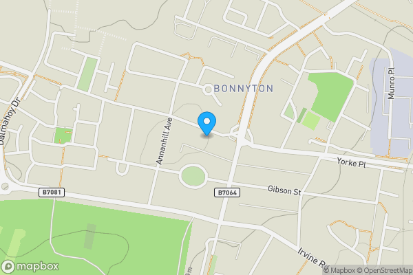 Map location for 130c Bonnyton Road, Kilmarnock, KA1 2PQ