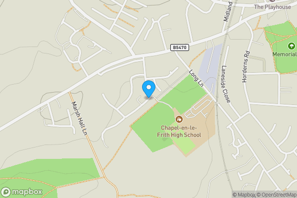 Map location for Frith View, High Peak, Derbyshire, SK23 9TT