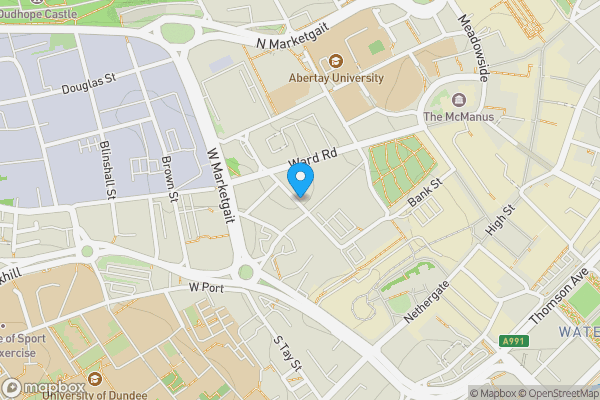 Map location for 43-45 North Lindsay Street, Dundee, Angus, DD1 1PW