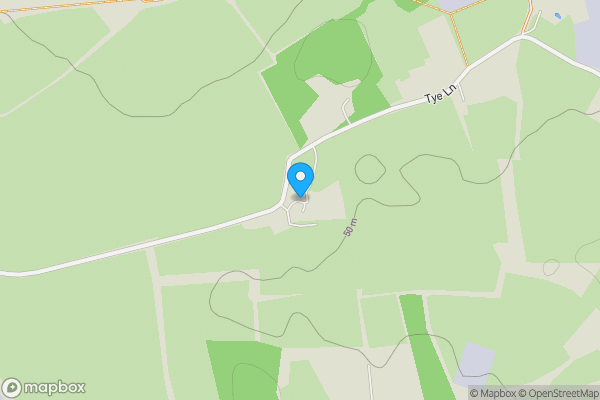 Map location for 1 & 2 Black Cottage, Tye Lane, Bramford, Ipswich, Suffolk, IP8 4LA, Tye Lane, Bramford,, Ipswich, Suffolk, IP8 4LA