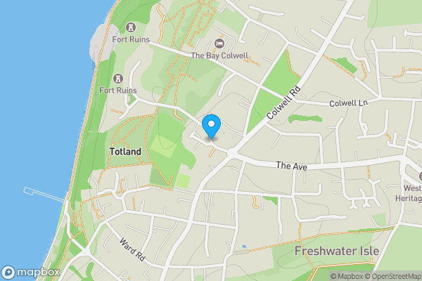Map location for 5 Hurst Point View, Totland Bay, Isle of Wight, PO39 0AZ