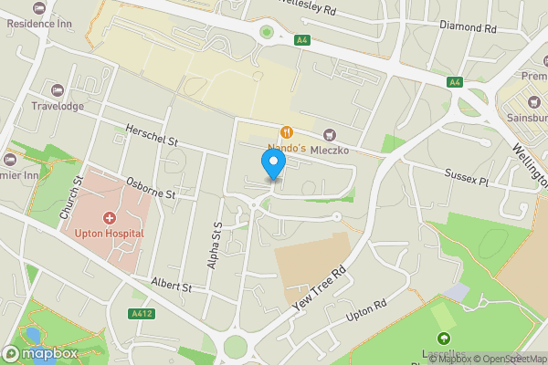 Map location for Elm House, The Grove, Slough, Berkshire, SL1 1HY