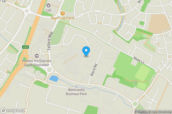 Map location for Unit 1 Whitworth Court, Waterwells Business Park, Gloucester, GL2 2DG