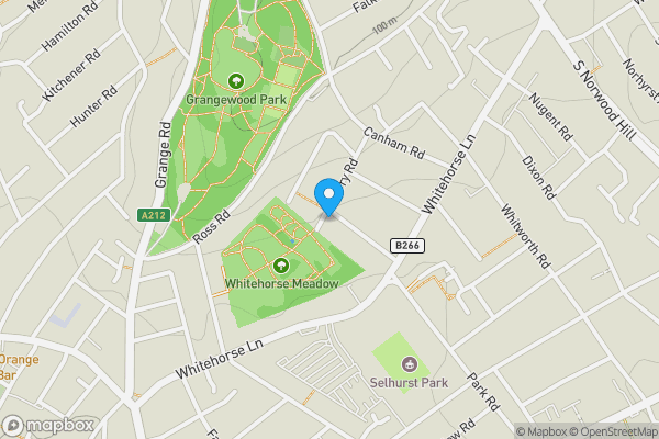 Map location for 13 Parry Road, South Norwood, SE25 6RJ