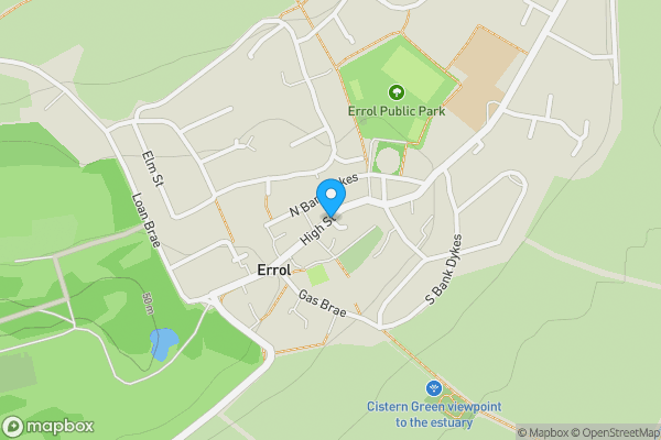 Map location for Bruce Hall, Hall Wynd, Perth, Errol PH2 7QL