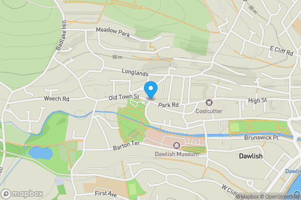Map location for Old Town Street, Dawlish, Devon, EX7 9AL