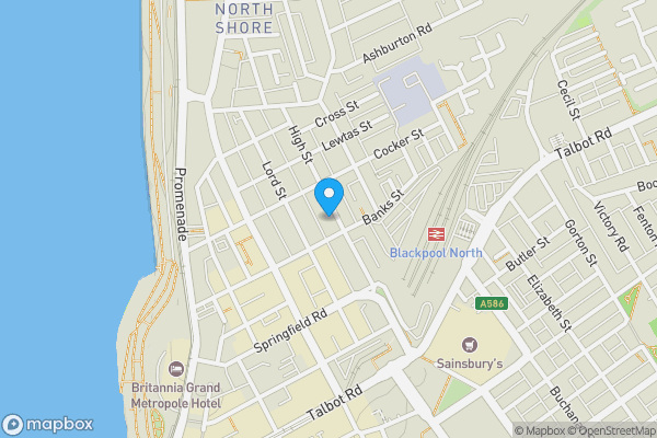 Map location for 64 High Street, Blackpool, FY1 2BP