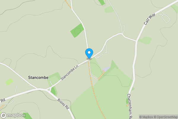 Map location for Bisley Lodge, The Old Bisley Road, Stancombe, Stroud GL6 7NF