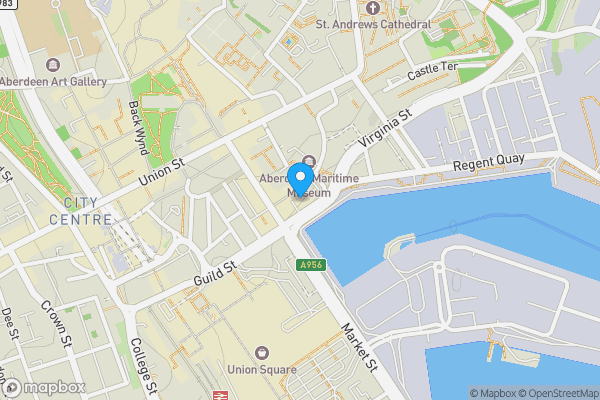 Map location for Trinity House, Aberdeen, Aberdeenshire, AB11 5AA