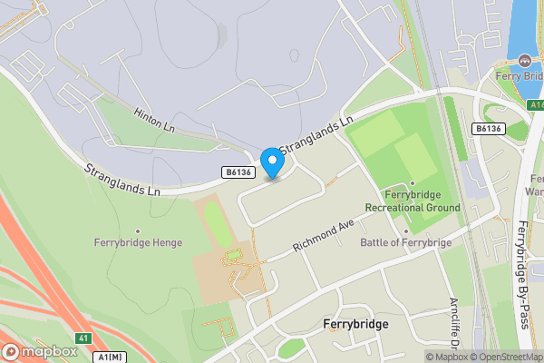 Map location for Pollards Fields, Knottingley, West Yorkshire, WF11 8TD