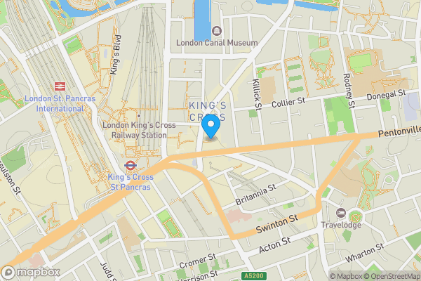 Map location for 6 Omega Place, London, N1 9DR