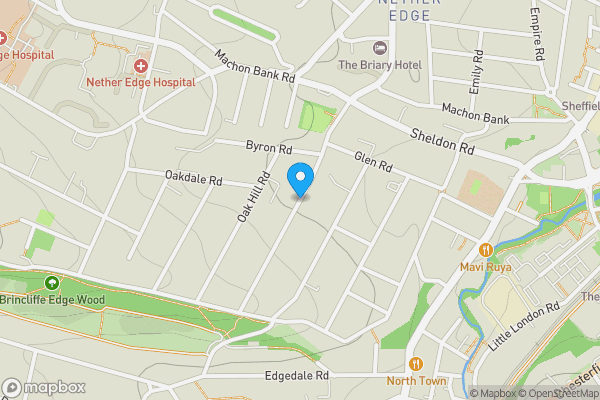 Map location for Garage 10 , Brincliffe Court, Nether Edge Road, Nether Edge Road , Sheffield, South Yorkshire